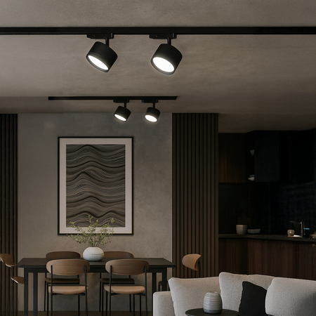 Oprawa Cyklop Track Czarny 1xGx53 3-Obwodowy Milagro ML2131