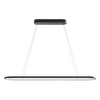 Lampa wisząca owalna Saturno 30W LED CCT Czarny Milagro ML2957