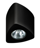 Czarna lampa sufitowa natynkowa DARIO 1 BK PLAFON AZZARDO AZ1111