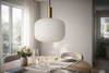 Lampa wisząca z ryflowanym kloszem 30 cm FABIO Kaja Lighting K-5870