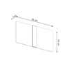 Kinkiet AZALIA szklany biały Sollux Lighting SL.1006