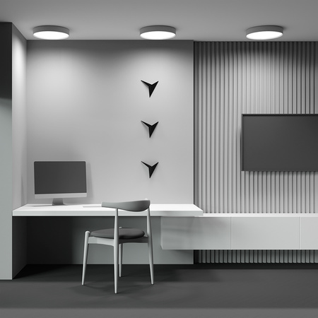 Biała okrągła lampa sufitowa o średnicy 40cm LED 3000K 3160 lumenów Zon C032CL-45W3K-RD-W Maytoni