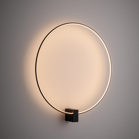 Kinkiet czarny okrąg LED o średnicy 60cm VEXA BLACK 18W Tk Lighting 18307