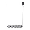Lampa wisząca Pedro czarna LED 3000K Italux PND-34405-5-BK