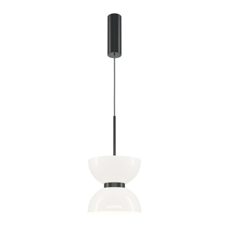 Lampa wisząca czarna ze szklanym kloszem LED 3000K Kyoto MOD178PL-L11B3K Maytoni