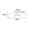 Lampa sufitowa K-5733 z serii VILAR Kaja Lighting