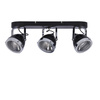 Crazy lampa sufitowa listwa czarny 3x15w gu10 klosz bezbarwny Candellux 93-13316