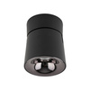 Czarna oprawa natynkowa ruchoma tuba LED 3000K KYOTO BLACK 12W Tk Lighting 18137