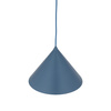 Niebieska stożkowa lampa wisząca o średnicy 26cm CONO M NAVY 1XE27 Tk Lighting 11414