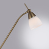 Lampa podłogowa z wyginanym ramieniem w kolorze mosiężnym PINO Paul Neuhaus 400-11 na dotyk