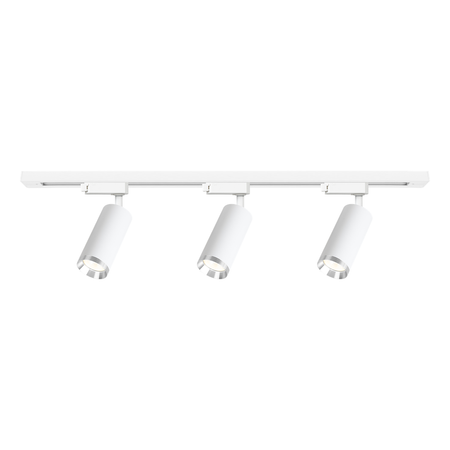 Zestaw Oprawa Mica Track Biały + Chrom 3xGU10 1m Milagro ML2105