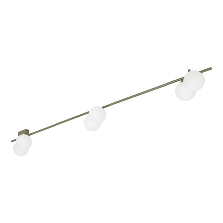 Listwa sufitowa sześciopunktowa w kolorze oliwkowym IMELO OLIVE 6XG9 Tk Lighting 11480