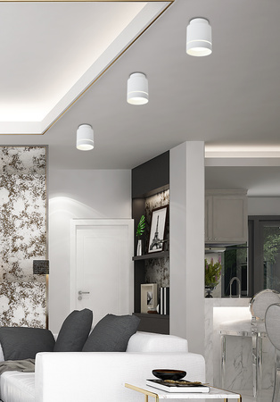 LAMPA SUFITOWA TUBA 12W LED 7,9/10,2 BIAŁY 4000K Candellux 2275918