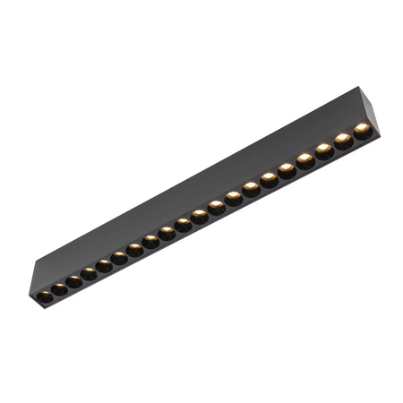 Podłużna czarna oprawa sufitowa ARCO BLACK 40W Tk Lighting 18150