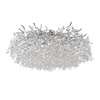 Lampa sufitowa chromowane z kryształkami do salonu o średnicy 80cm 13xG9 RICICLE Paul Neuhaus  6054-17