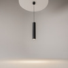 Lampa wisząca tuba czarna o średnicy 5,4cm 1xGU10 Artisan P082PL-GU10-B Maytoni