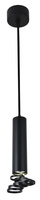 LAMPA WISZĄCA TUBA 1X50W GU10 5,8/30 CZARNY Candellux 31-77714