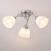 Lampa sufitowa potrójna chrom CLARA 3xE27 Milagro ML2758