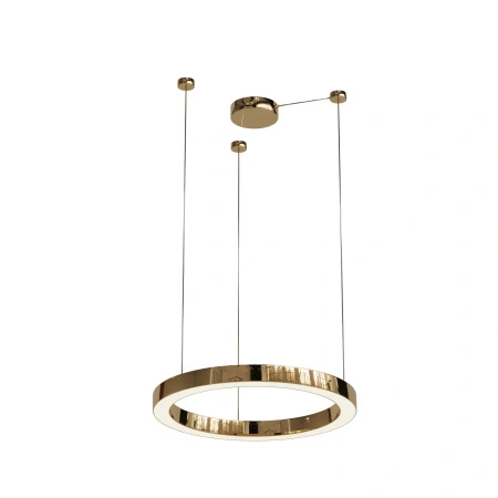 Złoty pierścień wiszący o średnicy 60cm Aurum S 1xLED 3000K PL0116-50 Yaskr
