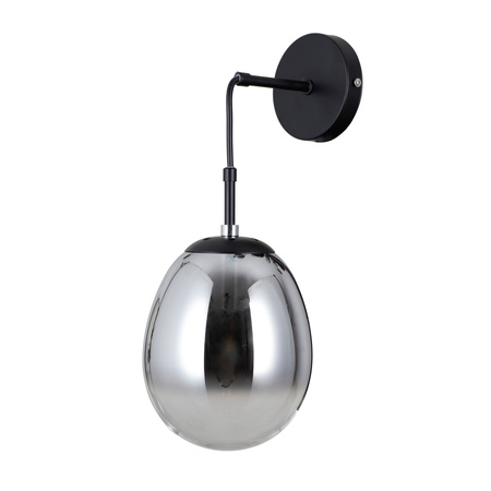 Kinkiet do salonu Meolo 1xE14 Italux WL-40825-1-BK