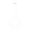 Biały pierścień wiszący 60cm LED 3000K do łazienki IP44 Maxlight P0651 Visual Ver 24W