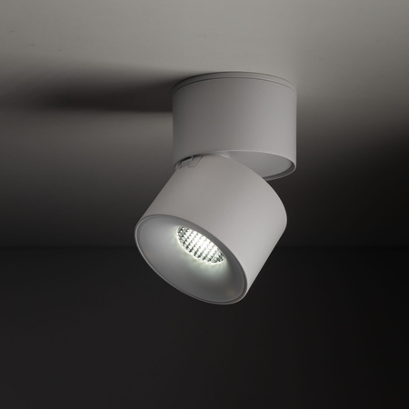 Biała oprawa natynkowa ruchoma tuba wybór barwy światła SPARK WHITE CCT 10W Tk Lighting 18168