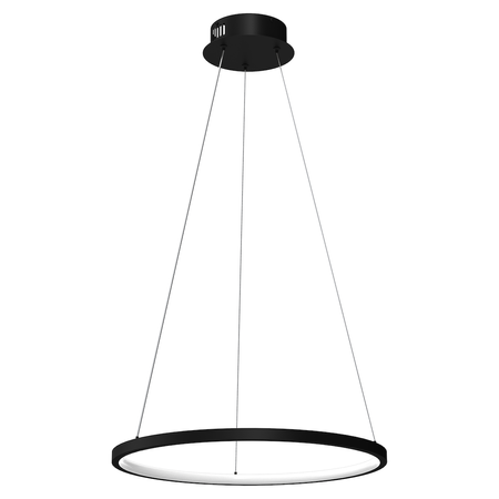 Lampa wisząca HOOP BLACK 27W LED Milagro ML1541