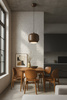 Lampa wisząca jedynka Positano czekoladowa Aviano Lighting 6026-120