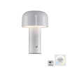 Biała lampka stołowa ładowana USB AGNES LED Just LIght 19190-16