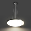 Czarna okrągła lampa wisząca o średnicy 48cm LED Manito Italux PND-72843-480R-36W-BL