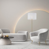 UMBERTO WHITE GOLD LAMPA PODŁOGOWA 1 TK Lighting 16033