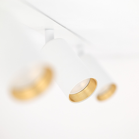 Biała potrójna listwa podtynkowa trzy tuby AMIS WHITE 3XGU10 Tk Lighting 10812