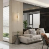 Złoty kinkiet 79cm nad lustro Margetia L LED IP44 WL0126-L Yaskr