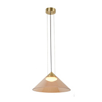 Lampa wisząca stożkowy szklany klosz o średnicy 42cm PRESTO 1xGX53 Candellux Studio 31-51042