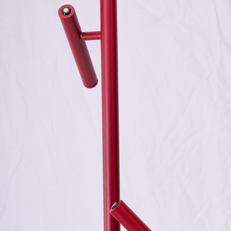 Lampa podłogowa czerwona TROST FLOOR 2 DIMM SWITCH RED Azzardo AZ7296