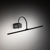 Nowoczesny kinkiet liniowy czarny 59cm – oświetlenie nad lustro lub obraz LED 3000K ARTLINE LED Nowodvorski 11958