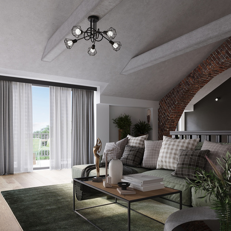 Kinkiet ARTEMIS BLACK Sollux SL.1105