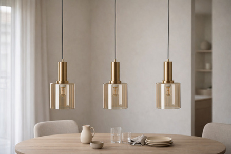 Lampa wisząca z kloszami nad wyspę kuchenną AIGO Kaja Lighting  K-5877