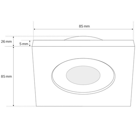 Lampa sufitowa OPIL GU10/Gx5.3 Zuma Line EDO777336