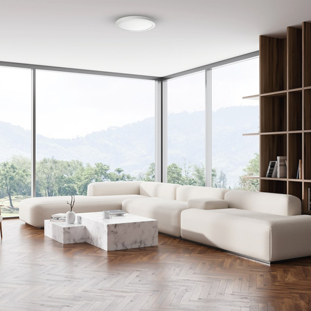 Plafon Evora Biały Round 18W 3CCT Milagro ML1787