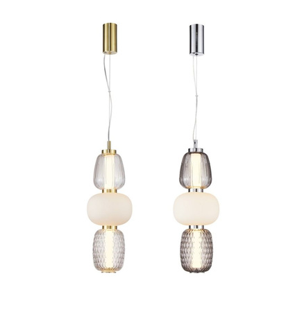 Lampa wisząca CARO GOLD SMOKED LED 28W Milagro ML0363 ML0364 kolor do wyboru