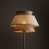 Lampa podłogowa w kolorze sabia  z abażurem 45cm KALUM LEN 1xE27 Tk Lighting 16223