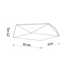 Lampa sufitowa, plafon HEXA 45 Sollux SL.0692 SL.0693 - kolor do wyboru