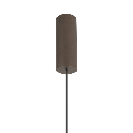 Lampa wisząca o średnicy 65cm z abażurem w kolorze czarny melanż 1xE27 AMARELA L Nowodvorski 11660