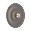 Metalowy płaski okragły kinkiet o średnicy 60cm ozdoba ściany ONDA NEW BROWN L 1XG9 Tk Lighting 11412