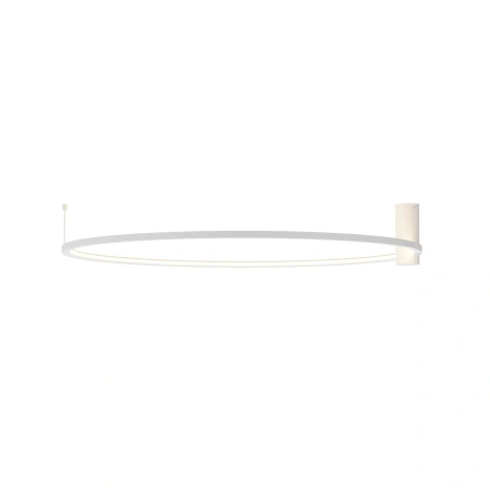 Lampa sufitowa biały okrąg 60cm IP44 Ringa M LED CL0112-M-WH Yaskr