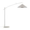 Lampa podłogowa łukowa z długim wysięgnikiem i dyskowym kloszem 1xE27 POISE A Nowodvorski 11686