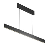 Czarna lampa liniowa wisząca 116cm ze zmienną barwą światła Euphoria P109PL-36W2.7-6K-B Maytoni