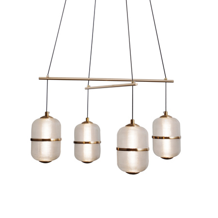 Lampa wisząca Alani złota LED 3000K Italux PND-34375-4-HBR