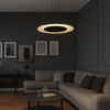 Lampa wisząca Piattino Czarny 30W LED 3000K-4000k-6000K Milagro ML1814